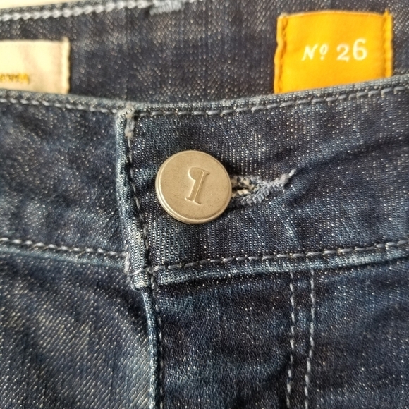 Anthropologie Pilcro Stet Slim Bootcut Jeans Dark Wash Size 26 - Picture 11 of 14